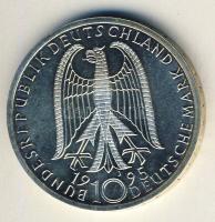 NSZK 1995. 10M Ag "Frauenkirche" T:2