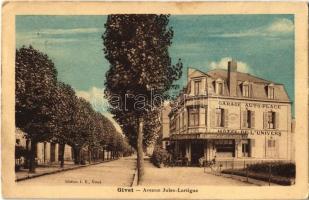 Givet, Avenue Jules-Lartigue, Garage Auto-Palace Hotel de lUnivers / street view, hotel, café, garage (EK)