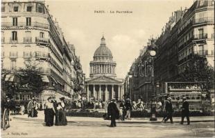 Paris, Le Pantéon / street view, tram