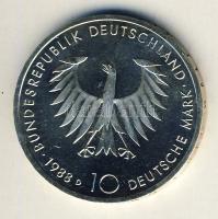 NSZK 1988. 10M Ag "A. Schopenhauer" T:2