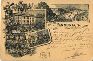1904 Budapest VIII. Pannonia szálloda, belső. Art Nouveau, floral  (EB)
