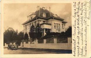 1937 Wien, Vienna, Bécs; villa, automobile. photo (EK)
