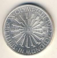 NSZK 1972F 10M Ag "Strahlenspirale (in München)" T:2