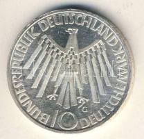 NSZK 1972G 10M Ag "Strahlenspirale (in München)" T:2