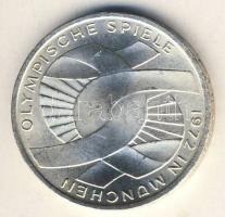 NSZK 1972J 10M Ag "Verbindungssymbole" T:2