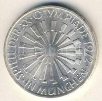 NSZK 1972J 10M Ag "Strahlenspirale (in München)" T:2