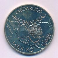 1985. 100Ft alpakka Labdarúgó Világbajnokság 1986. - Mexikó térkép T:2 Adamo EM93
