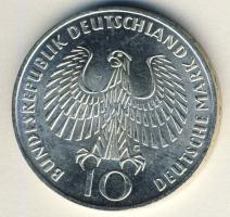 NSZK 1972G 10M Ag "Flamme" T:2