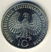 NSZK 1972F 10M Ag "Flamme" T:2