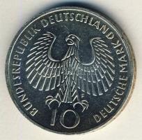 NSZK 1972F 10M Ag "Flamme" T:2