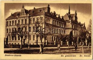 1941 Beszterce, Bistritz, Bistrita; Evangélikus gimnázium. Zikeli Gusztáv kiadása / Ev. lizeum / Lutheran high school (EK)