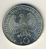 NSZK 1972D 10M Ag "Flamme" T:2