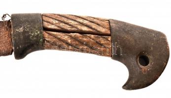 cca 1910 Saska, cári orosz, kozák kard, szablya, Jelzett. / Russian Kossak Shashka 92 cm