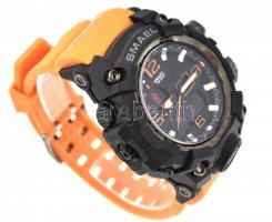 SMAEL férfi sport karóra, kettős kijelzővel (digitális, analóg), kvarc, vízálló, analóg része nem mű...