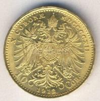 Ausztria 1912. 10K Au 3,38g T:1-/2+