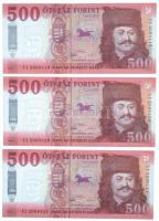 2018. 500Ft "EL" (3x) sorszámkövetők T:I