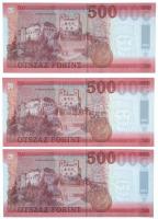 2018. 500Ft "EL" (3x) sorszámkövetők T:I