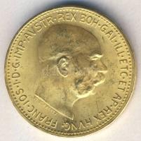 Ausztria 1916. 20K Au 6,775g T:1-/2+