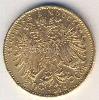 Ausztria 1916. 20K Au 6,775g T:1-/2+