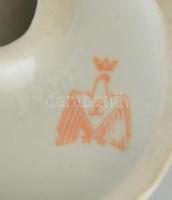 Carl Scheidig Grafenthal porcelán putto figura, kézzel festett, jelzett, lepattanással, javított, m:...