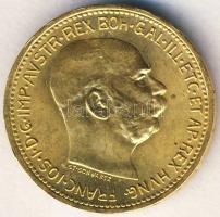 Ausztria 1916. 20K Au 6,775g T:1-/2+