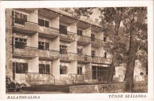 Balatonaliga (Balatonvilágos), Tünde szálloda, automobil