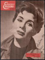 1975 Ruttkai Éva (1927-1986) színésznő aláírása az Érdekes Újság borítóján