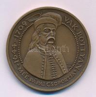 Gáti Gábor (1937-) 1984. "MÉE Pápa / Vak Bottyán" Br emlékérem (42.5mm) T:1  Adamo PP2