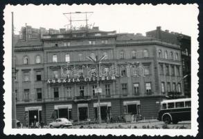 cca 1960 Budapest, Oktogon, Abbázia Étterem, 9×6 cm
