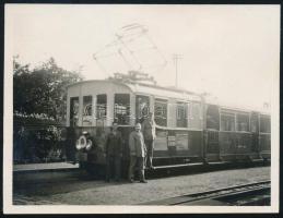 cca 1930 Budapest, fogaskerekű vasút, fotó, 8×6 cm