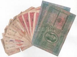 1912-1917. 1K-100K (13db, 3xklf, mindegyik felülbélyegzett) T:III-V