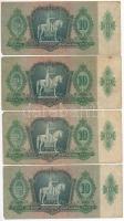 1936. 10P (4x), "B 888", "B777", "B333" és "B900" sorozatok ...
