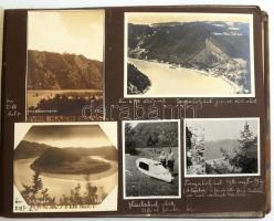 1928 Németországi és ausztriai utazások 122 db fotó és fotólap albumban / Yourneys in Germany and Au...