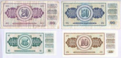 Jugoszlávia 1968-1981. 5D-1000D (7xklf) T:I-III
Yugoslavia 1968-1981. 5 Dinara - 1000 Dinara (7xdif...
