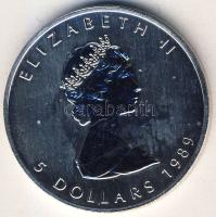 Kanada 1989. 5$ Ag "Erzsébet" T:1