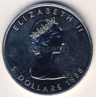 Kanada 1988. 5$ Ag "Erzsébet" T:1