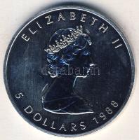 Kanada 1988. 5$ Ag "Erzsébet" T:1