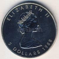 Kanada 1988. 5$ Ag "Erzsébet" T:1