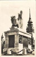 1933 Nagykőrös, Hősök szobra, emlékmű. Németh Sándor kiadása