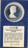 Kanada 1985. 1$ Ag "Nemzeti parkok" vákumcsomagolásban T:PP Tanúsítvánnyal!