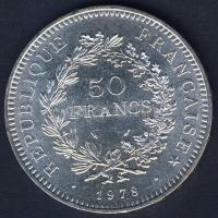 Franciaország 1978. 50Fr Ag T:2/2+ ph.