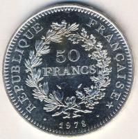 Franciaország 1978. 50Fr Ag T:1-/2+
