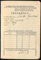 1948 Bp., A Magyar Posta Betegségi Biztosító Intézete vénykönyv