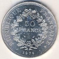 Franciaország 1978. 50Fr Ag T:2/2+ apró ph.