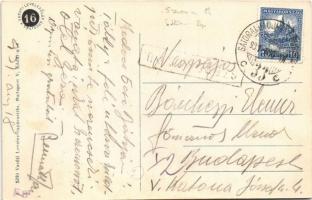 1931 Szerencs, Kir. járásbíróság + "SZERENCS P.U." "SÁTORALJAÚJHELY - BUDAPEST 33 C&q...