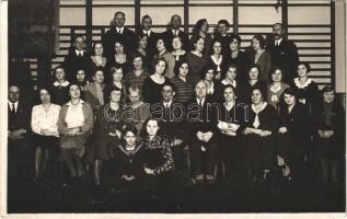 1931 Eszperantó tanfolyam Tallinnban / Esperanto course in Tallinn. A. Kinof photo