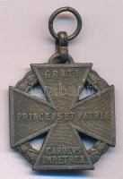 1916. Károly-csapatkereszt Zn kitüntetés mellszalag nélkül T:2  Hungary 1916. Charles Troop Cross Zn decoration without ribbon C:XF NMK 295.