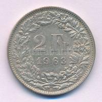 Svájc 1963. 2Fr Ag T:2  Switzerland 1963. 2 Francs Ag C:XF Krause KM#21