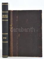 Belügyi közlöny 1910. Jó állapotú félvászon kötésben + 1887-dik évi törvények gyűjteménye. Bp., 1887...