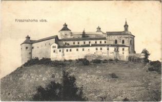1914 Krasznahorkaváralja, Krásnohorské Podhradie; vár / castle (fl)